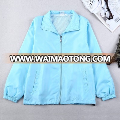 wholesale blank print logo nylon fabric for windbreaker