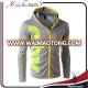 custom screen printed zipper men thin hoodie without hood